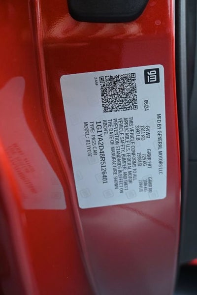 2024 Chevrolet Corvette Stingray 1LT