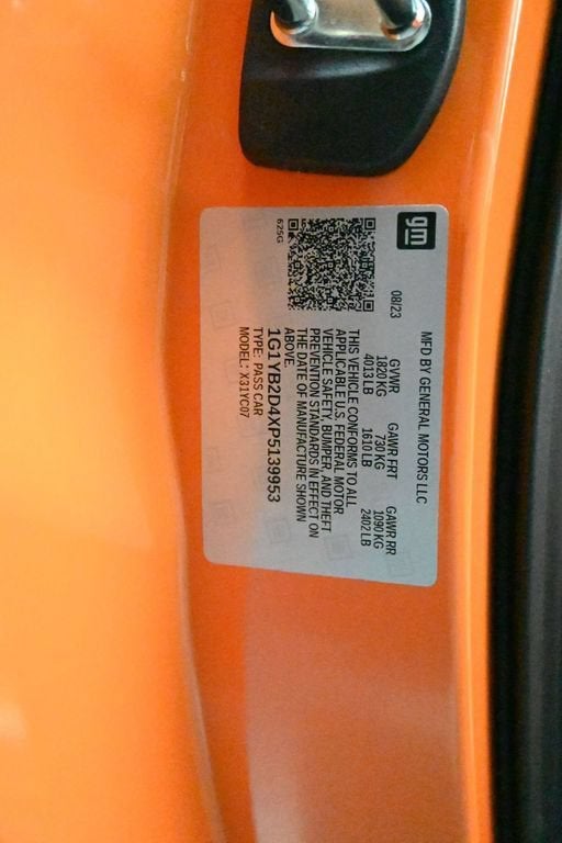 2023 Chevrolet Corvette Stingray 2LT