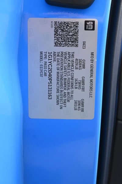 2023 Chevrolet Corvette Stingray 3LT