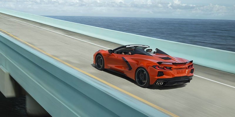 Bomnin Corvette in Miami FL Corvette driving on highway