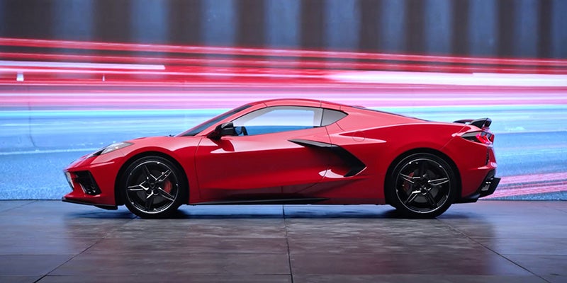 Bomnin Corvette in Miami FL Corvette side profile