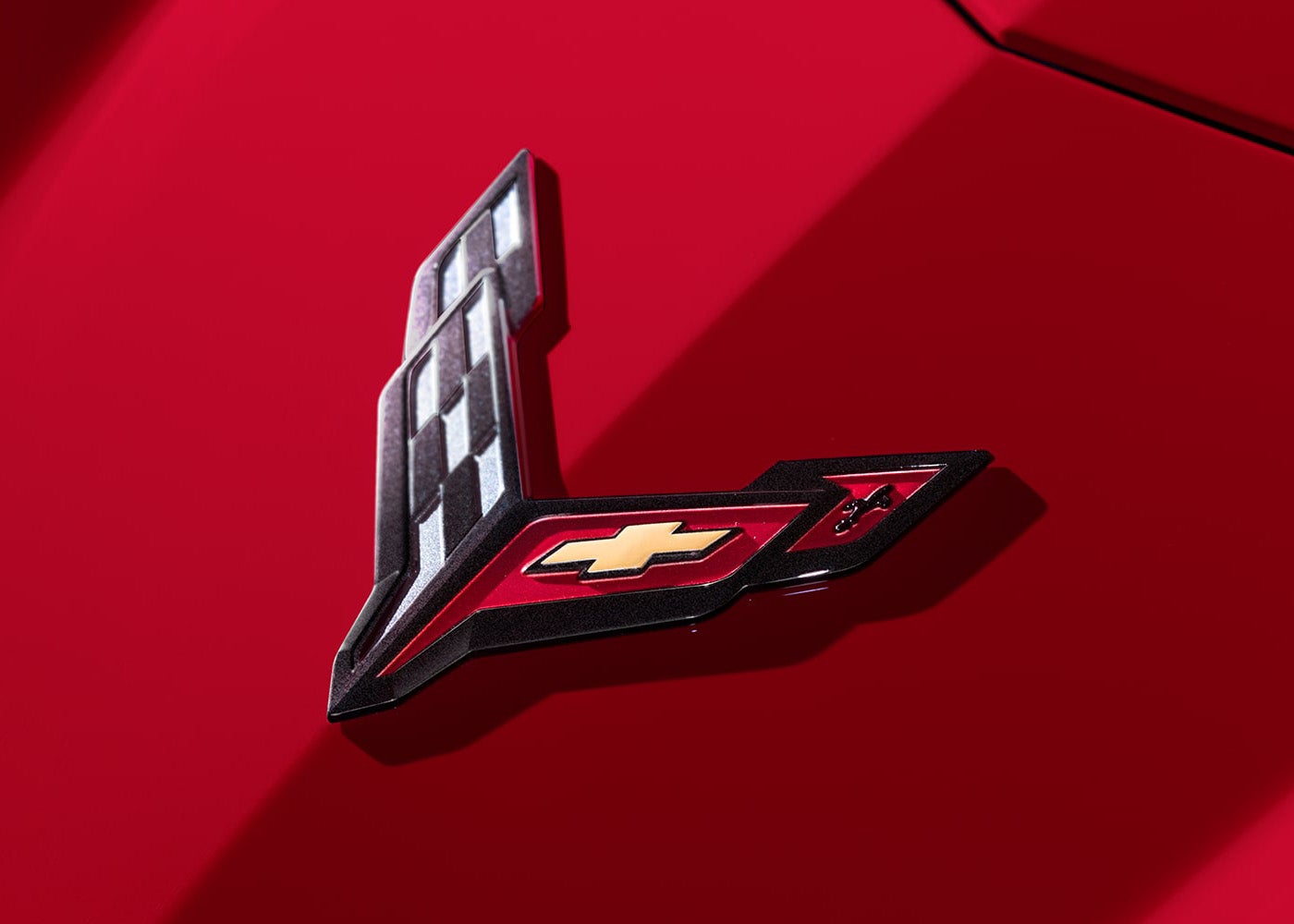 Bomnin Corvette in Miami FL close up of Corvette logo